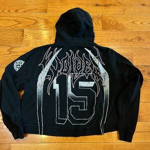 Darc Sport Wolves Racing Black Hoodie Size XL